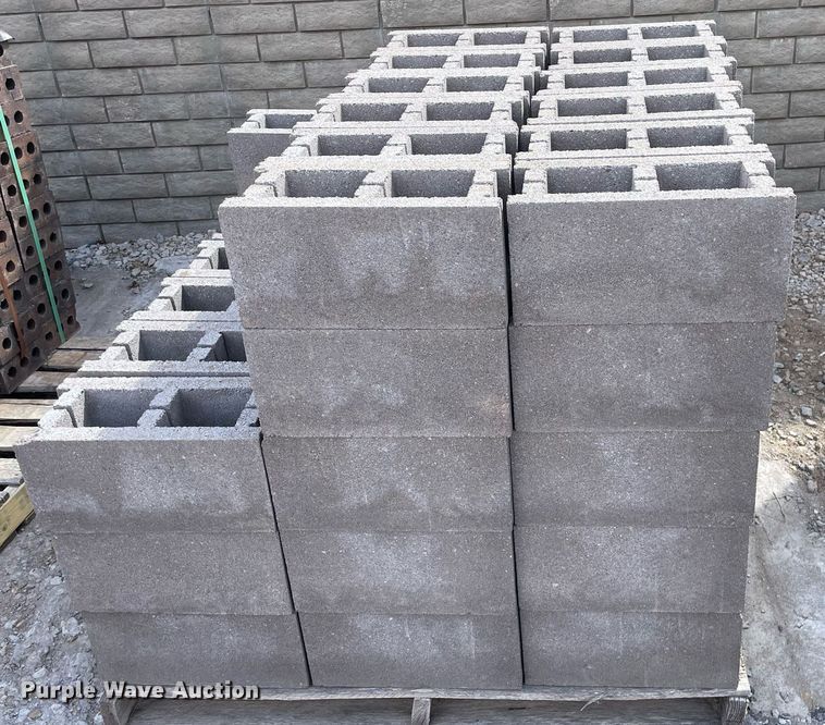 image for item MP9238 (7) pallets of cement blocks