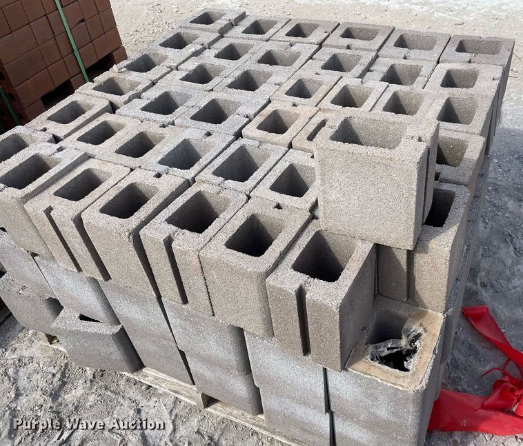 image for item MP9238 (7) pallets of cement blocks