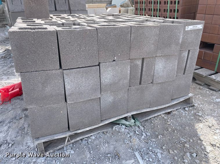 image for item MP9238 (7) pallets of cement blocks