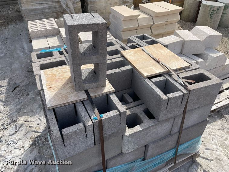 image for item MP9238 (7) pallets of cement blocks