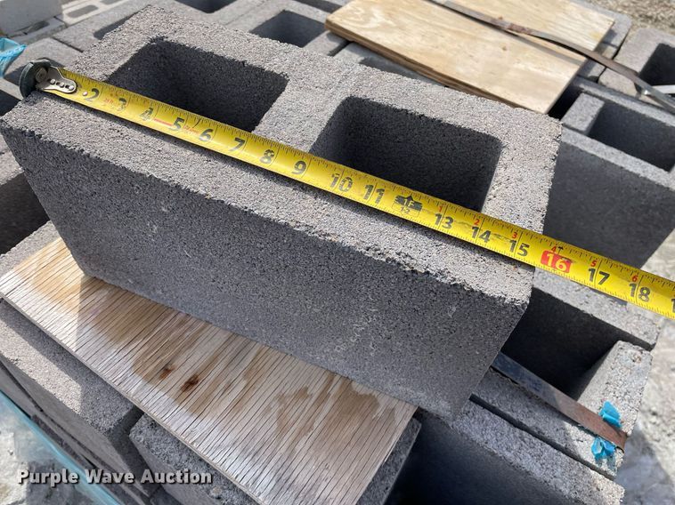 image for item MP9238 (7) pallets of cement blocks