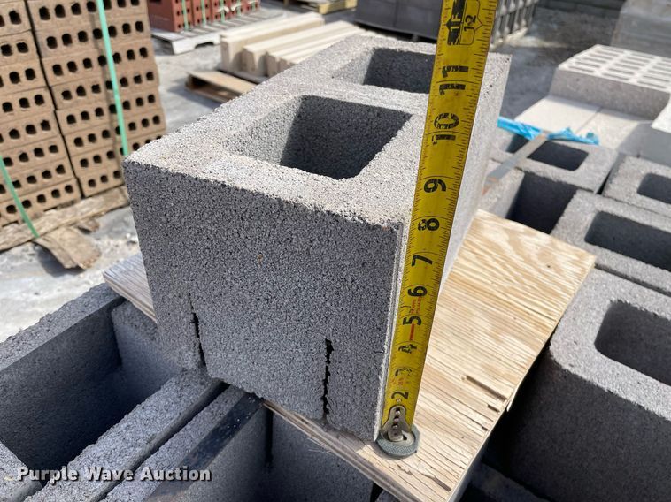 image for item MP9238 (7) pallets of cement blocks