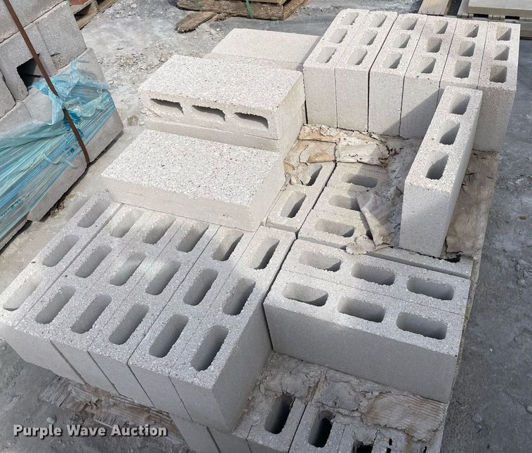 image for item MP9238 (7) pallets of cement blocks