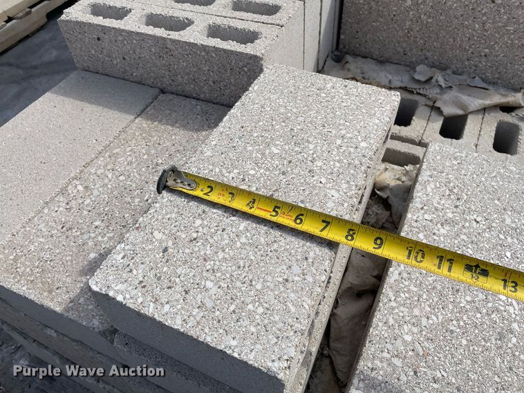 image for item MP9238 (7) pallets of cement blocks