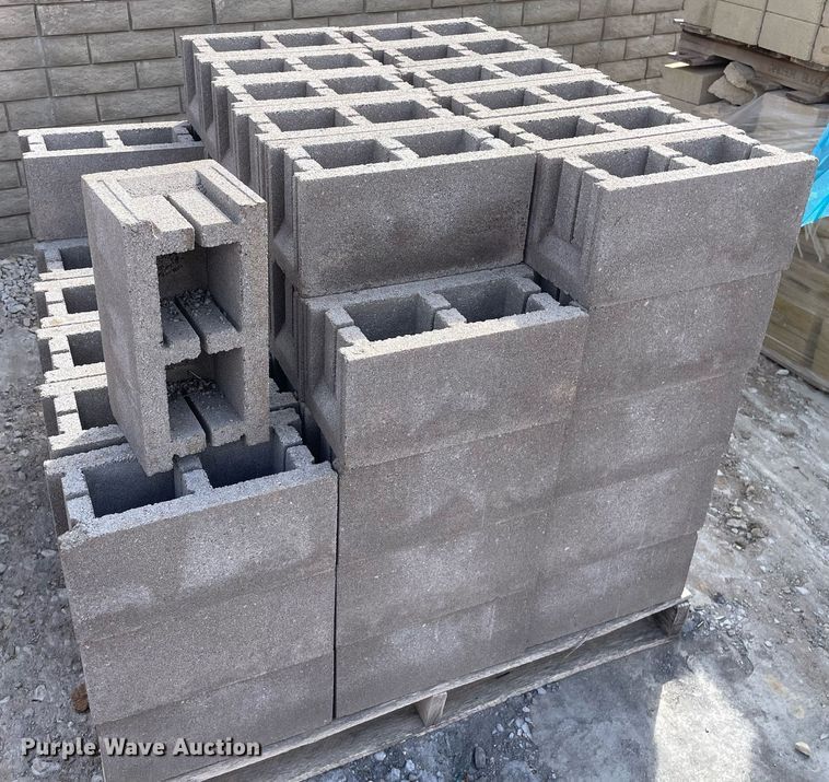 image for item MP9238 (7) pallets of cement blocks