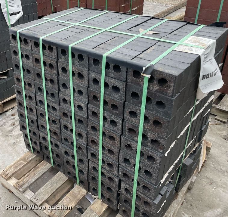 image for item MP9240 (2) pallets of Endicott Manganese Ironspot bricks