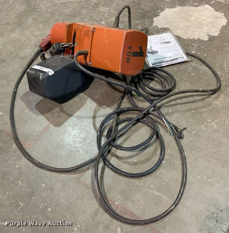 image for item MS9581 Dayton 3YB83H  chain hoist