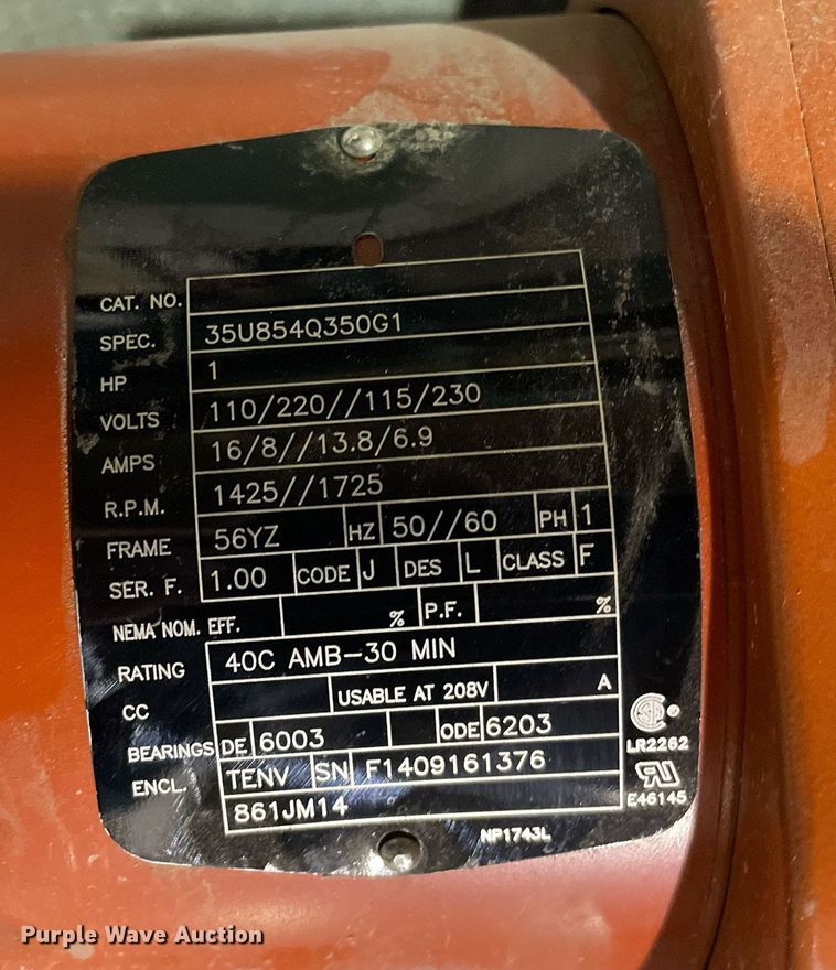 image for item MS9581 Dayton 3YB83H  chain hoist