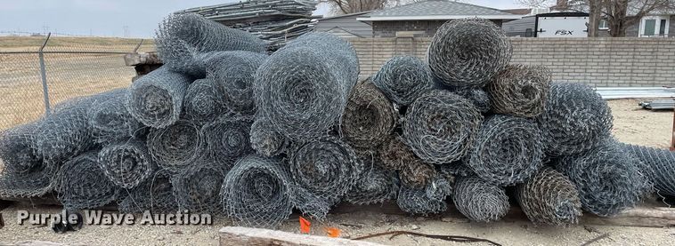 image for item MY9075 Approximately 30 rolls of 6' fencing