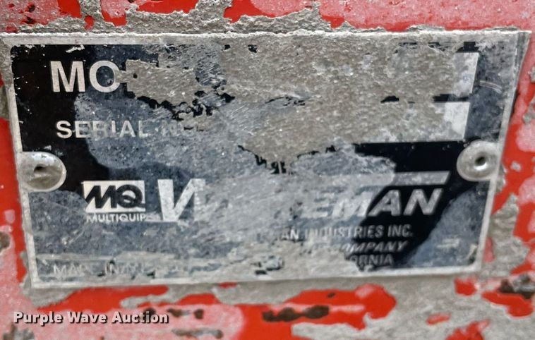 image for item MY9080 Whiteman  concrete mixer