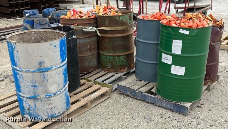 image for item MY9110 (8) barrels of rebar caps