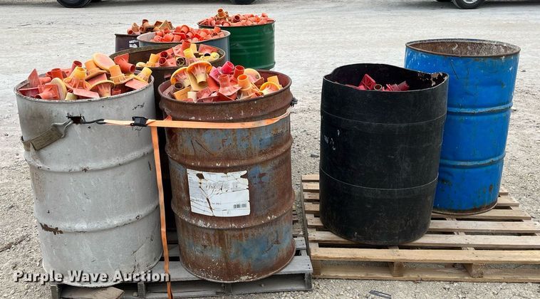 image for item MY9110 (8) barrels of rebar caps