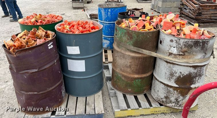 image for item MY9110 (8) barrels of rebar caps