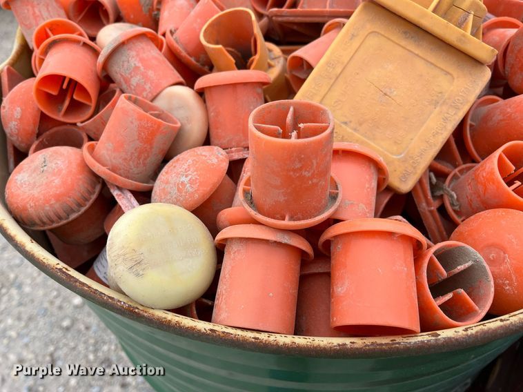 image for item MY9110 (8) barrels of rebar caps