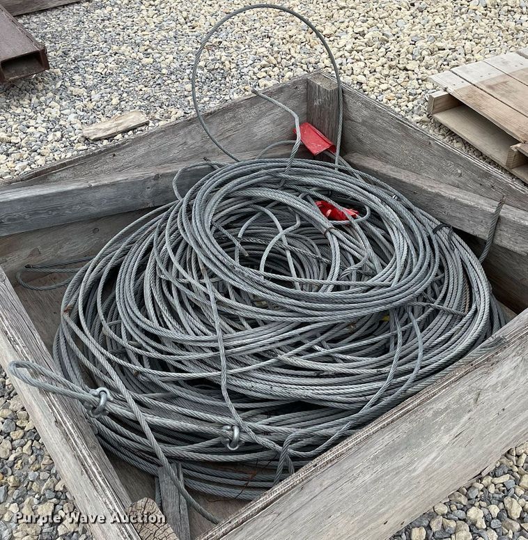 image for item MY9122 (3) pallets of strand cable