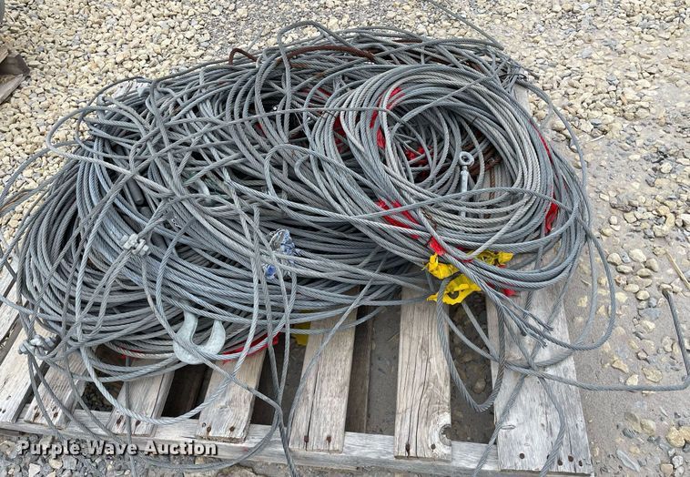 image for item MY9122 (3) pallets of strand cable