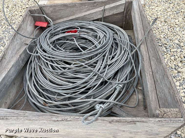 image for item MY9122 (3) pallets of strand cable