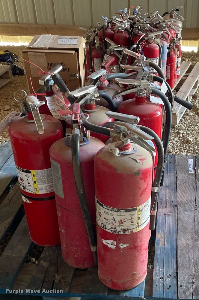 image for item MY9167 Approximately 50 fire extinguishers