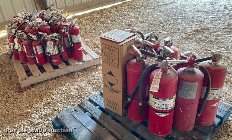 image for item MY9167 Approximately 50 fire extinguishers