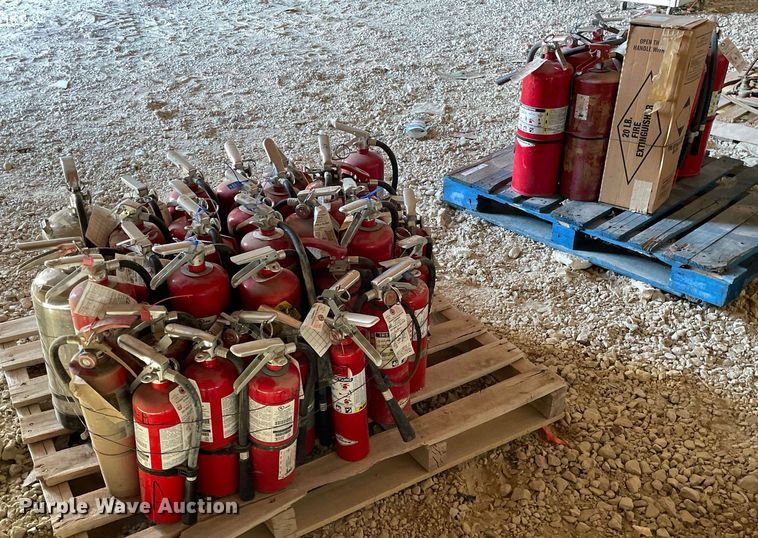 image for item MY9167 Approximately 50 fire extinguishers