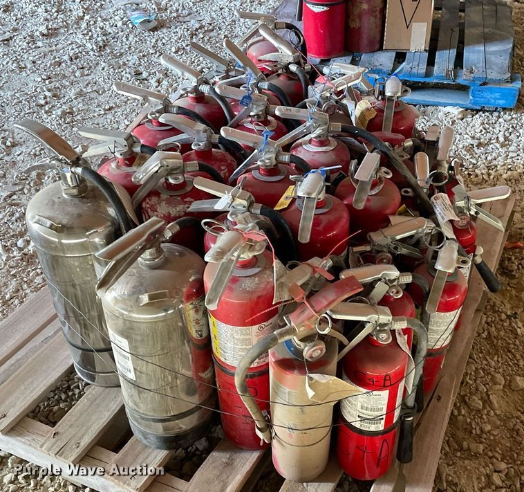 image for item MY9167 Approximately 50 fire extinguishers