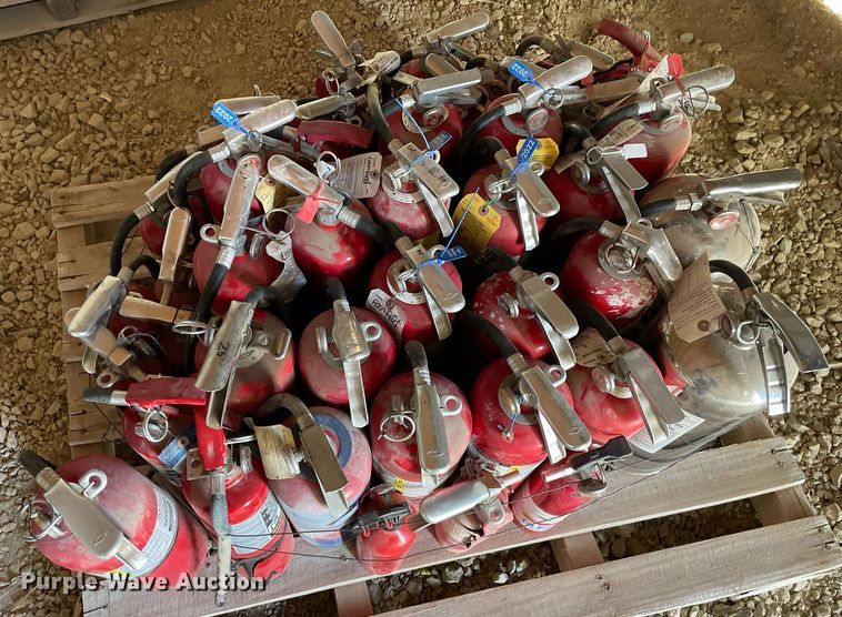 image for item MY9167 Approximately 50 fire extinguishers