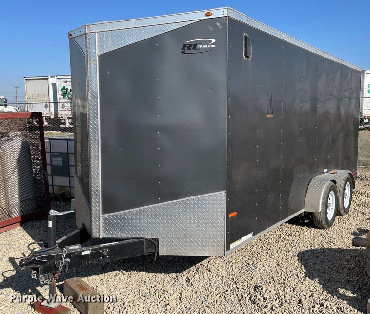 image for item MY9178 2019 RC Trailers  enclosed cargo trailer