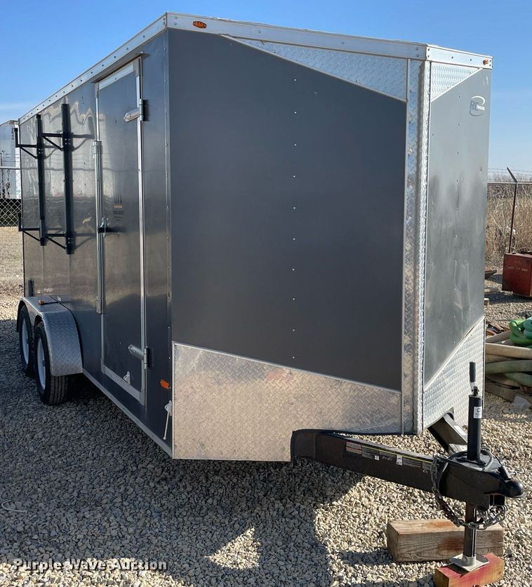 image for item MY9178 2019 RC Trailers  enclosed cargo trailer