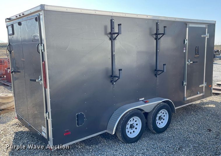 image for item MY9178 2019 RC Trailers  enclosed cargo trailer
