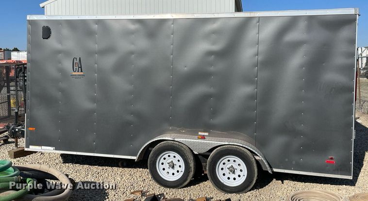 image for item MY9178 2019 RC Trailers  enclosed cargo trailer