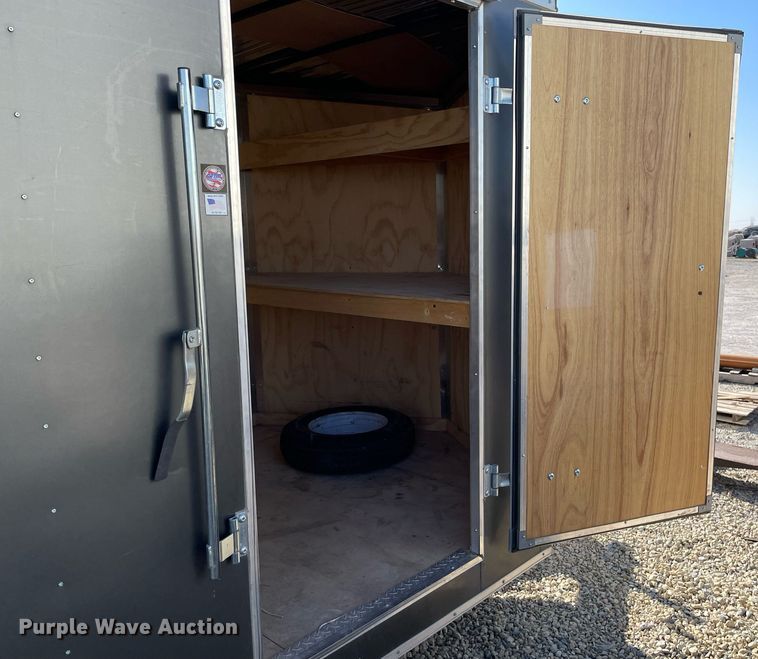image for item MY9178 2019 RC Trailers  enclosed cargo trailer