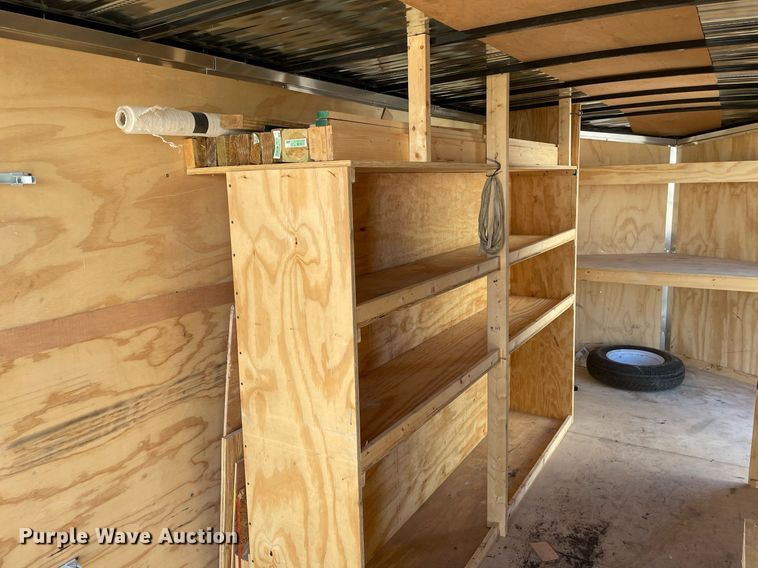 image for item MY9178 2019 RC Trailers  enclosed cargo trailer