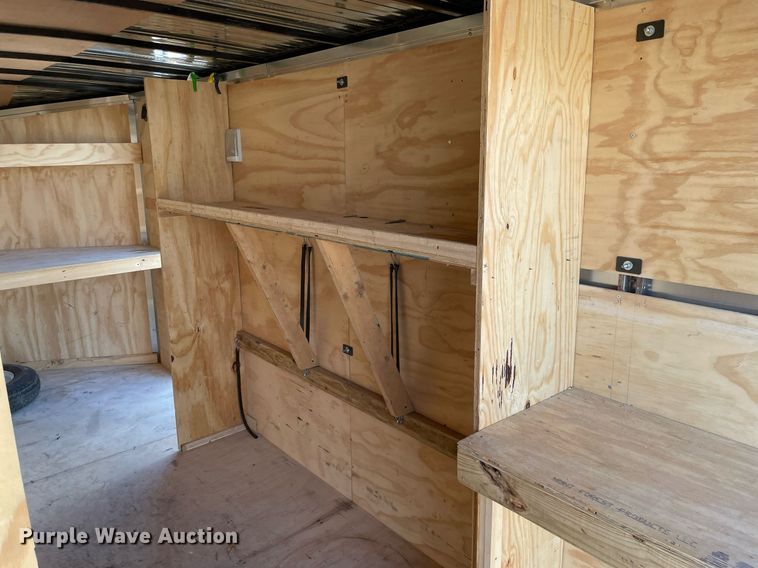 image for item MY9178 2019 RC Trailers  enclosed cargo trailer