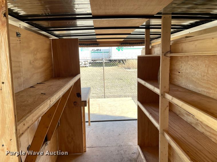 image for item MY9178 2019 RC Trailers  enclosed cargo trailer