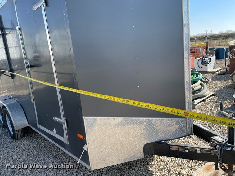 image for item MY9178 2019 RC Trailers  enclosed cargo trailer