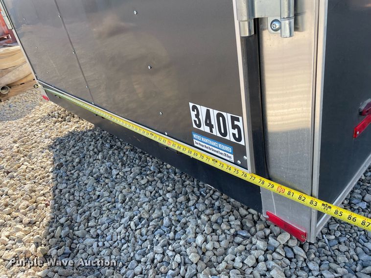 image for item MY9178 2019 RC Trailers  enclosed cargo trailer