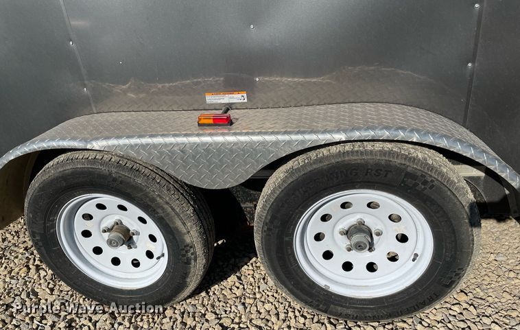 image for item MY9178 2019 RC Trailers  enclosed cargo trailer