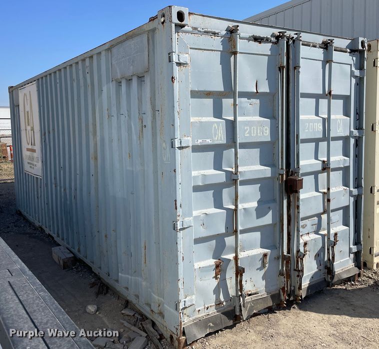 Shipping container in Wichita, KS Item MY9180 sold Purple Wave