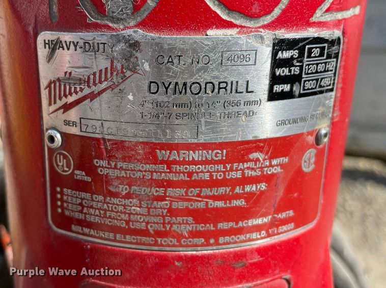 image for item MY9181 (2) concrete core drills