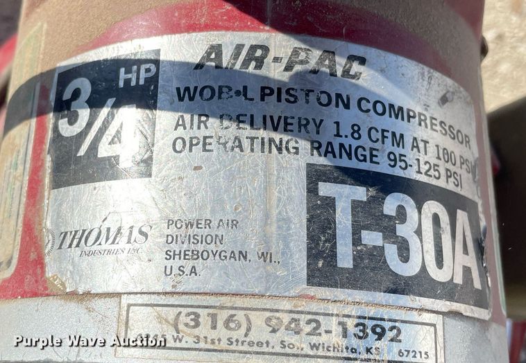 image for item MY9182 (2) air compressors