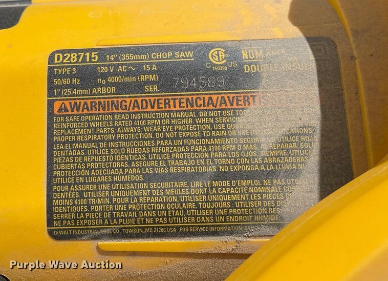 image for item MY9184 (4) abrasive saws