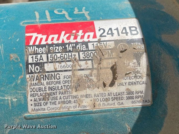 image for item MY9184 (4) abrasive saws