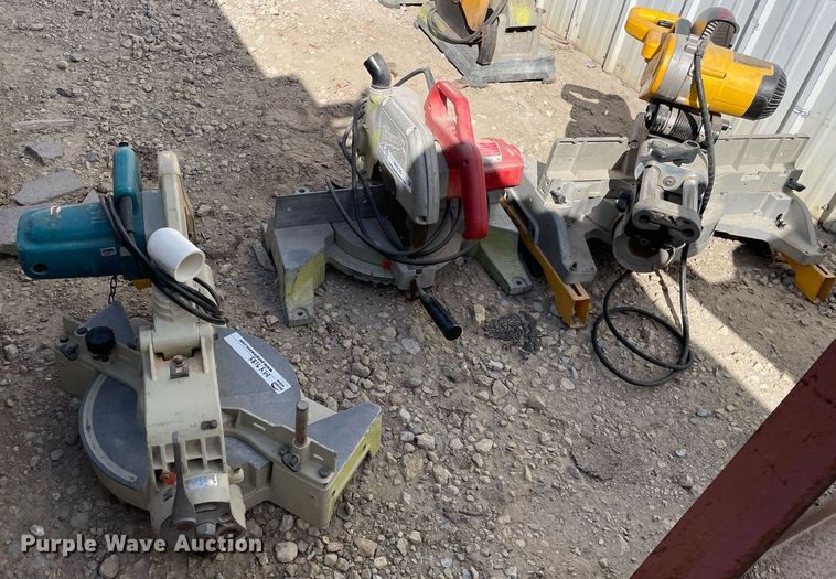 image for item MY9185 (3) miter saws