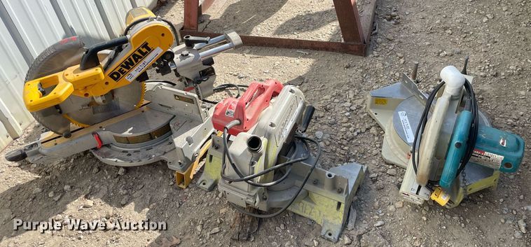 image for item MY9185 (3) miter saws