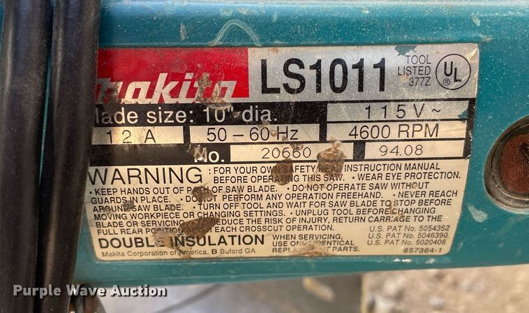 image for item MY9185 (3) miter saws