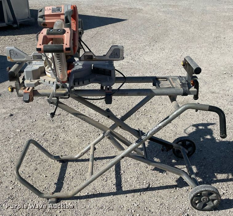 image for item MY9186 Ridgid MS255SR  miter saw