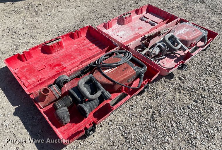 image for item MY9188 (2) Hilti TE1000-AVR hammer drills