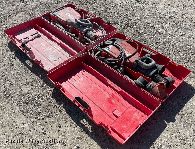 image for item MY9188 (2) Hilti TE1000-AVR hammer drills