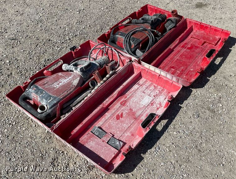 image for item MY9188 (2) Hilti TE1000-AVR hammer drills