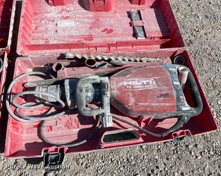 image for item MY9188 (2) Hilti TE1000-AVR hammer drills